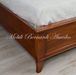 OC288 Letto Matrimoniale In Noce Misura Queen Size 05